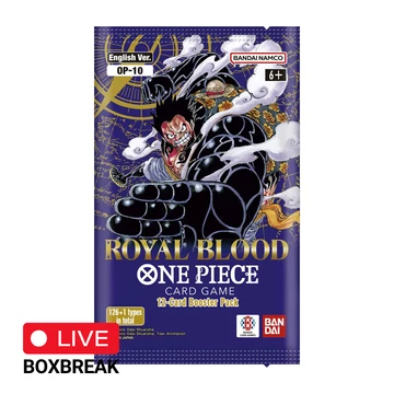 One Piece Card Game - OP-10 - Royal Blood - LIVE - Booster Pack - [Angol]