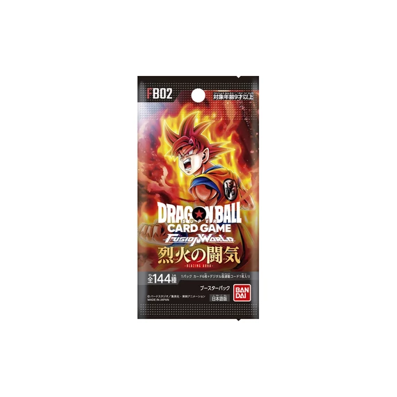 Dragon Ball Fusion World - Blazing Aura - FB02 - LIVE - Booster Pack [Japán]