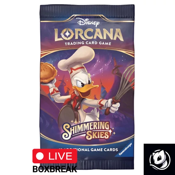 Disney Lorcana - Shimmering Skies - LIVE - Booster Pack