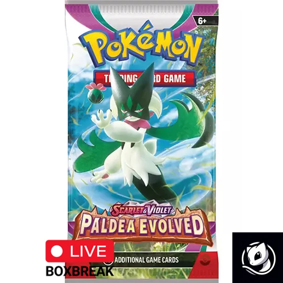 Pokemon - Paldea Evolved - LIVE - Booster Pack - [Angol]